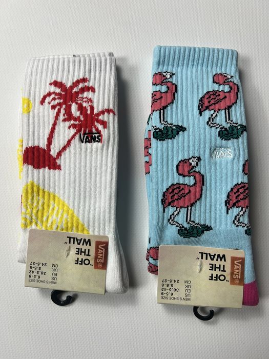 Шкарпетки Vans з яскравими принтами - топ якість, розмір 38-42