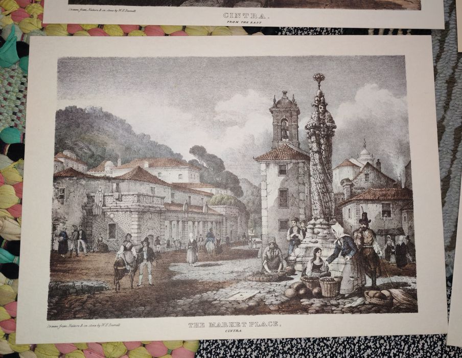 Gravuras antigas de Sintra – conjunto selecionado (vistas clássicas)