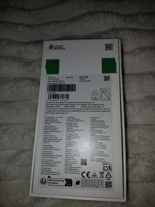 OPPO A5X novo com fatura