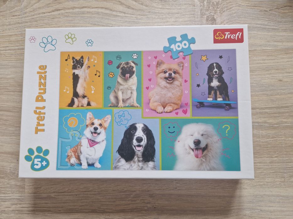 Puzzle TREFL 100 elementów psy