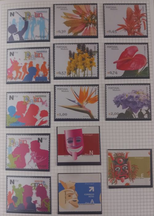 Selos portugueses filatelia