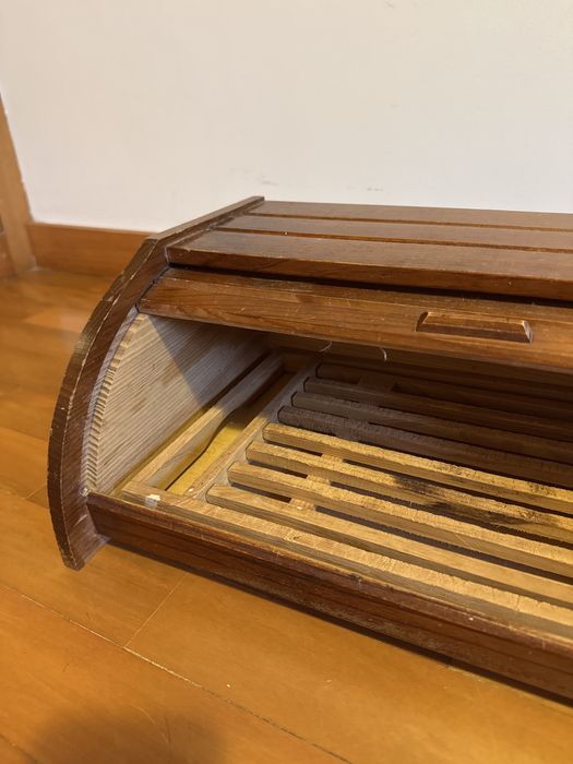 Caixa do pão | padeira | guarda-pão madeira