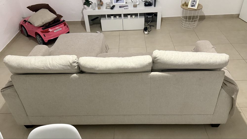 Sofá chaise long + 2