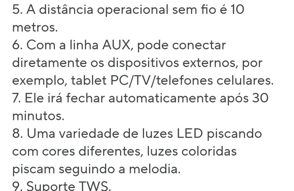 Coluna Bluetooth com Radio FM