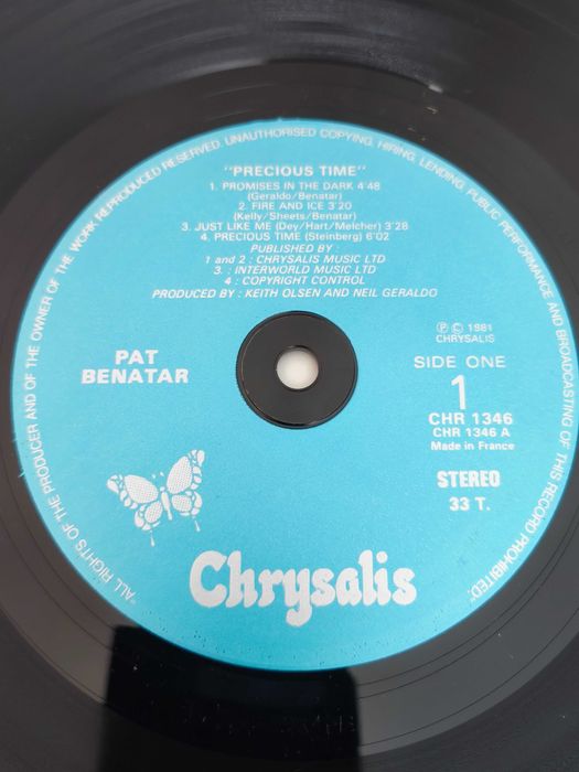 Pat Benatar-Precious time LP  do reino unido
