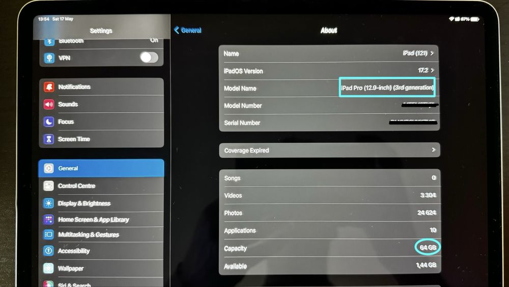 IPad Pro 12,9’ (3a geração), 64GB