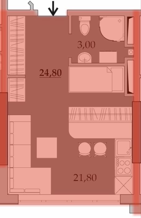 Выгодно продам! Студия в 25м ЖК Таировские Сады!