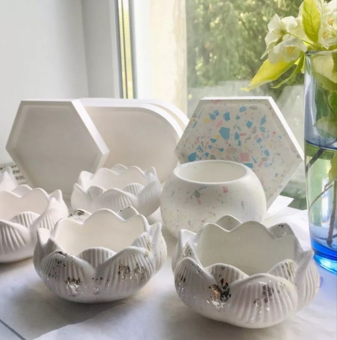 Силіконові форми для виготовлення кашпо