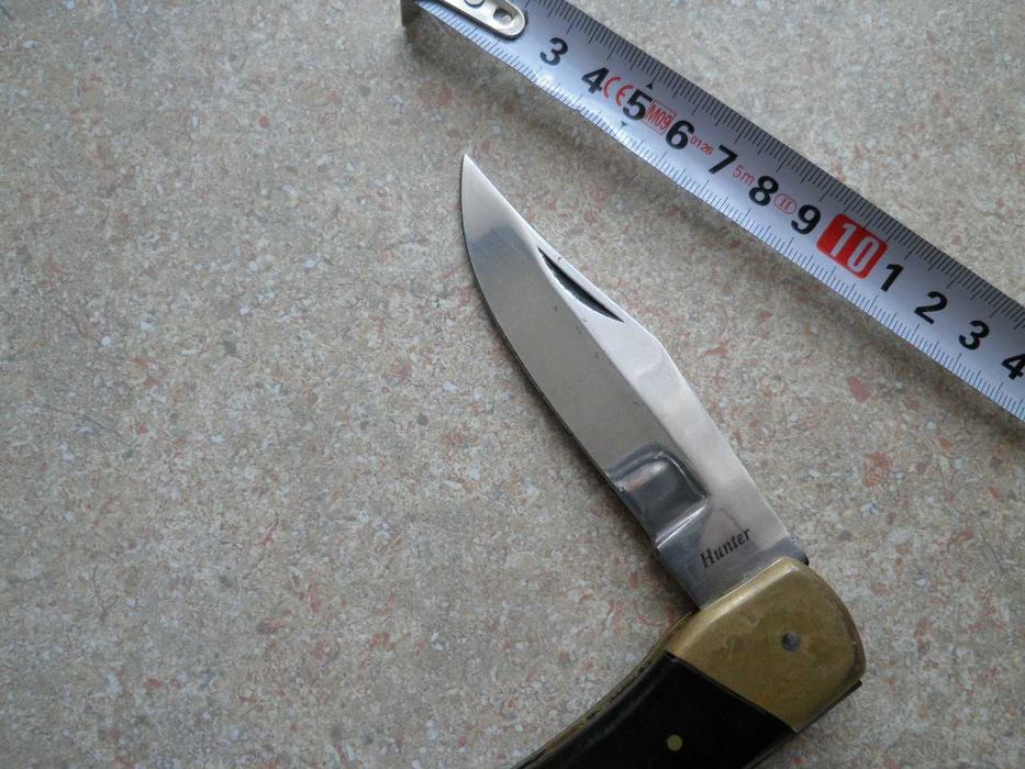 stary nóż scyzoryk z blokadą głowni hunter