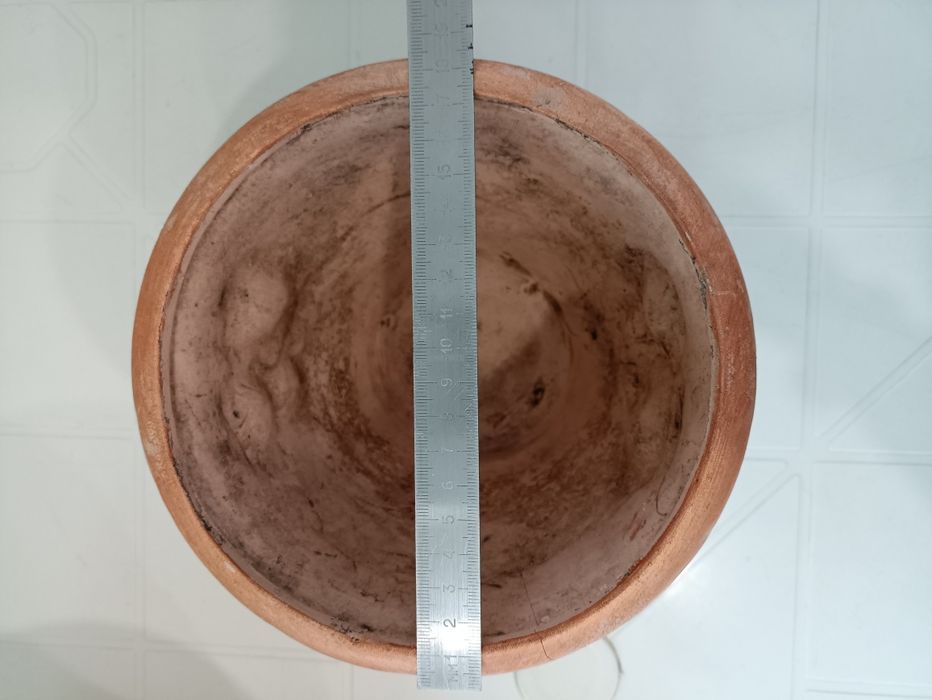 Горщик для квітів керамічний. Висота 16 см, діаметр 16 см.: Безкоштовно ...