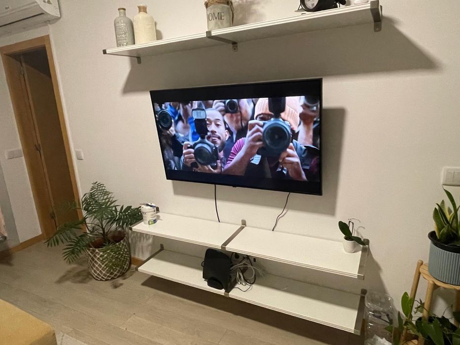 Estantes de parede em branco 160x30cm