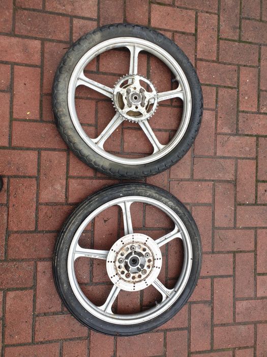 Koła, felgi Kawasaki AR 80, 125. Komplet