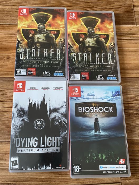 Nintendo Switch: Stalker, Dark Souls, Zelda, Doom, Bioshock, RDR,