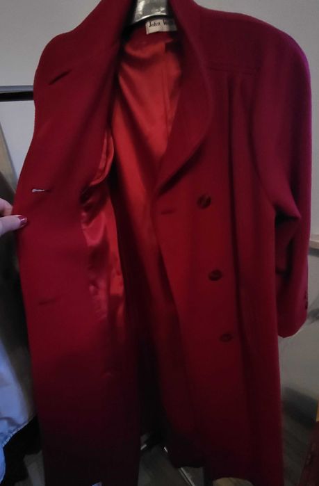 Wełniany płaszcz