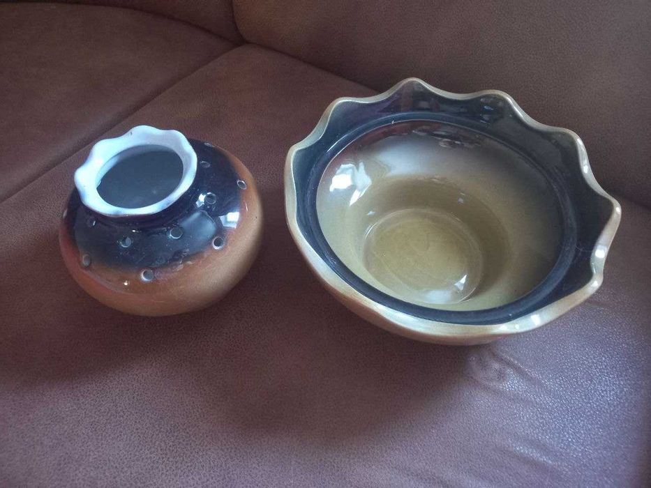 Керамічна ваза для дому з 2 частин декор блюдо піала цукерниця