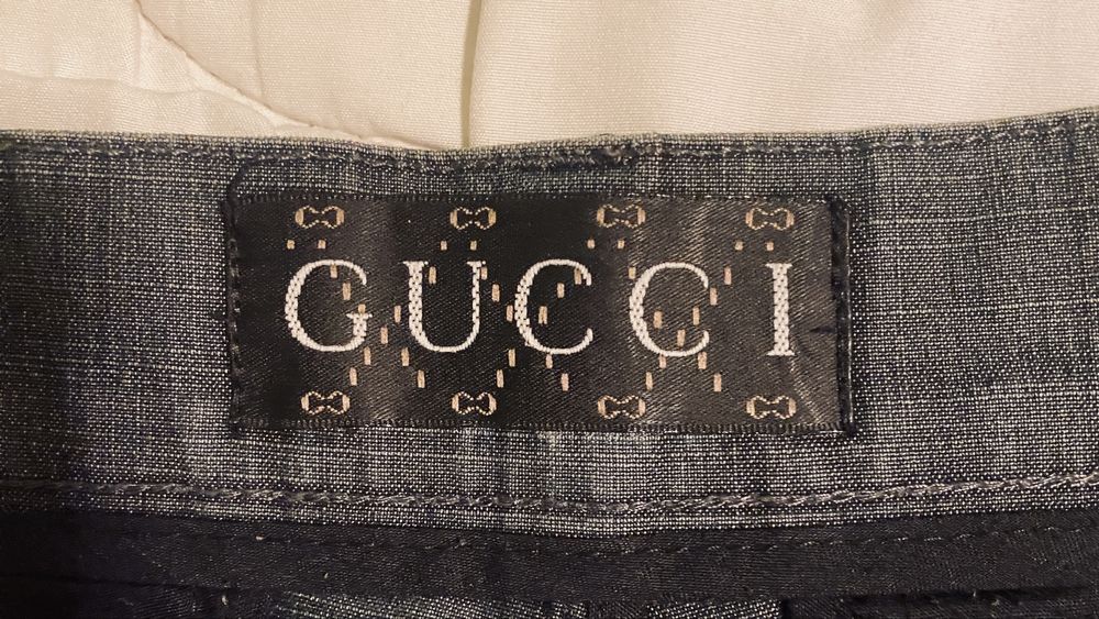 Льняные брюки  Gucci