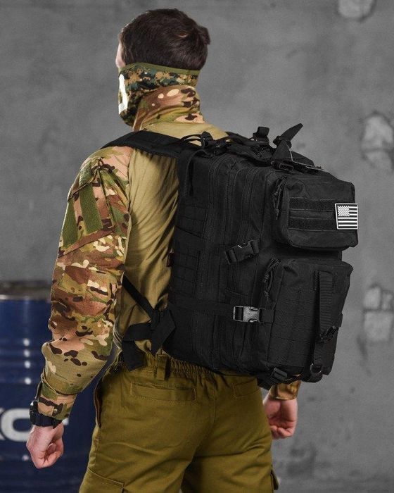 Рюкзак тактический 50л MOLLE чёрный  / зелёный/ хаки M-Tac