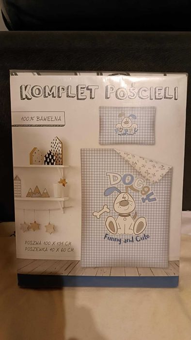 Komplet pościeli | 100% baw. | Poszwa 100x135cm | Poszewka 40x60cm