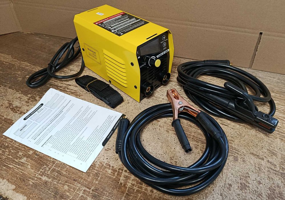 Spawarka inwertorowa MMA Magnum Power VIP 5000 Synergia LCD 200A 60%