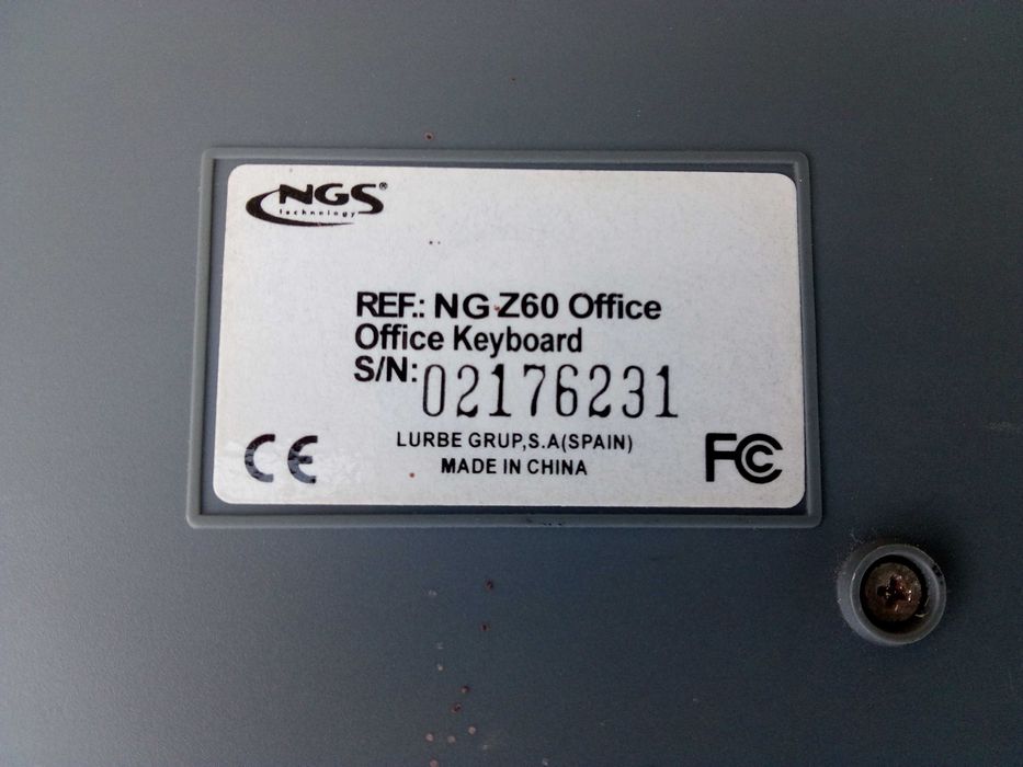 teclado NGS-Z60 office /usado ,ver as imagens