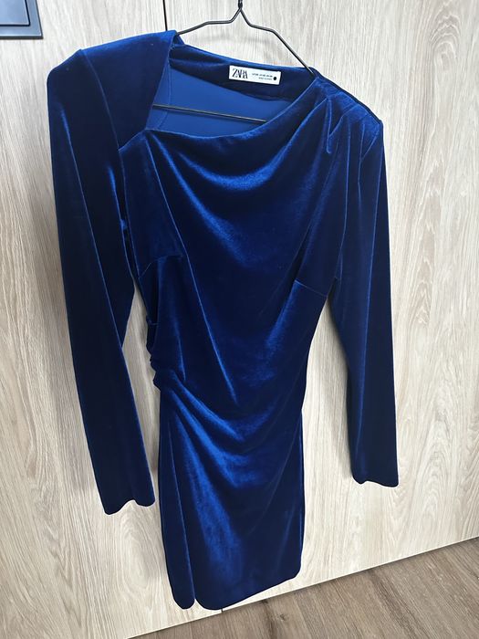 Zara sukienka granatowa XS