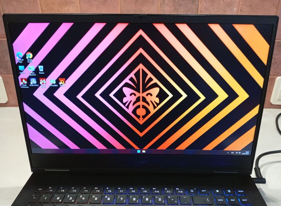 Ноутбук/Hp/Omen/i7/12700H/16 Ram/512 ssd/rtx 4050/6gb/80 tdp/16"/144hz