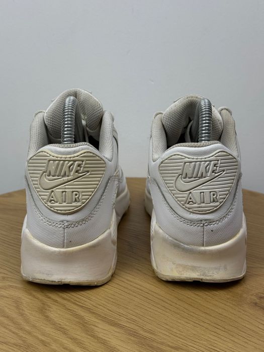 Nike Air Max 90 Leather White Shoes Women's