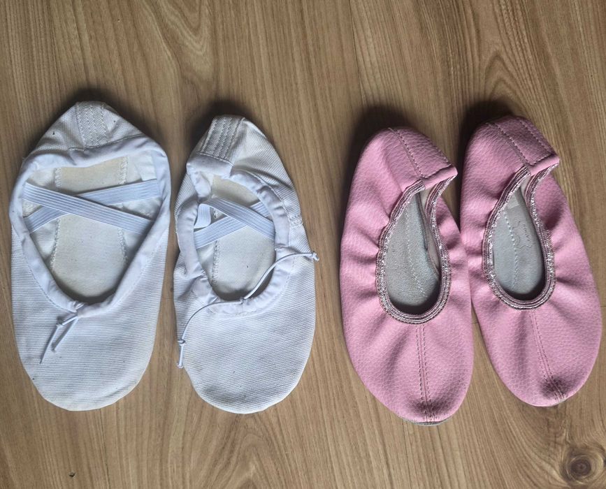 Baletki buty do baletu plus spódniczka tutu