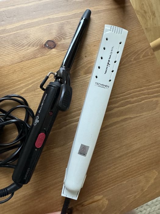 Modelador ROWENTA Curling Tong Basic + Techshen Prancha Média