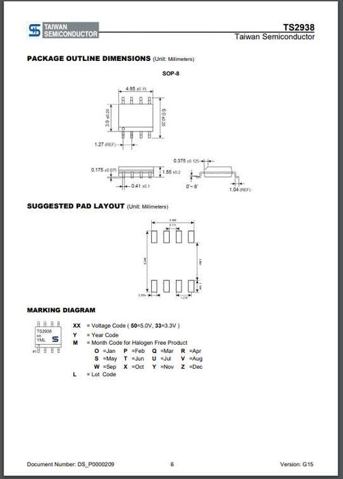 Circuito integrado TS2938
