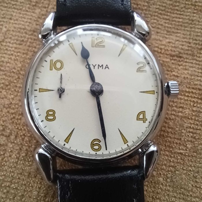 Cyma.Doskonale zachowany nareczny zegarek szwajcarski