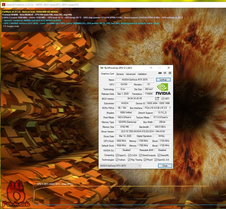 ігрова відеокарта RTX3070 nVidia Founders Edition. Trade-in