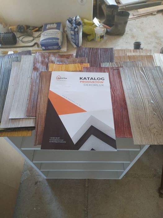 Próbki wzorniki deski elewacyjnej 24szt