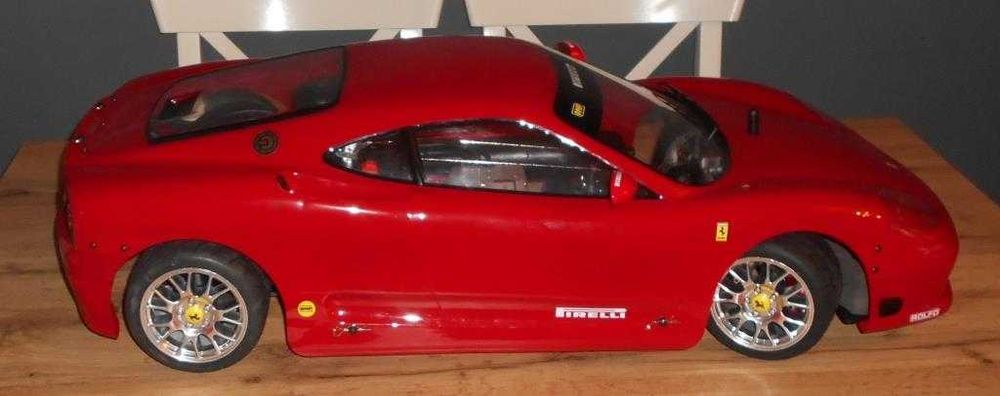 ferrari 360 challenge  Carson C5 1:5  petrol spalinowy model RC zdalnie sterowany