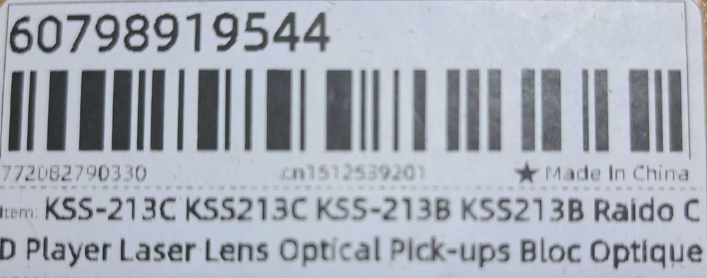 Cabeça para leitor Cd/Dvd laser. Nova