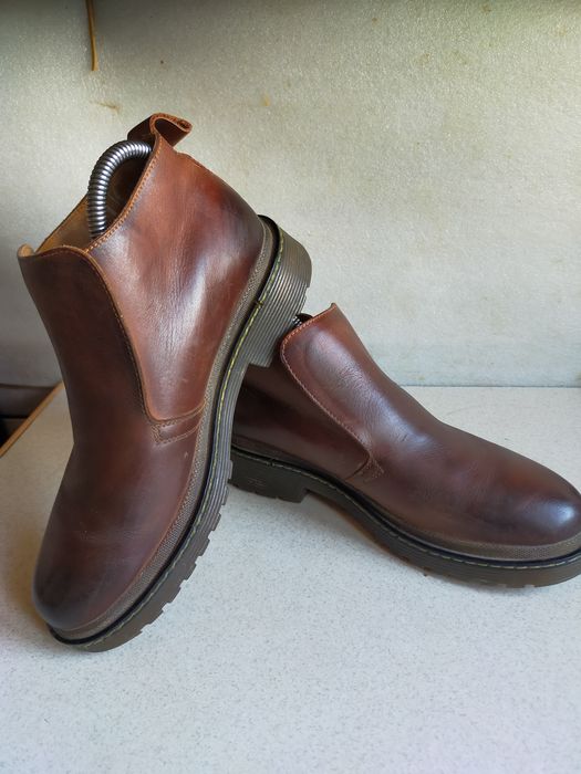 Buty zimowe trapery kozaki Papuchi skórzane ocieplane  38