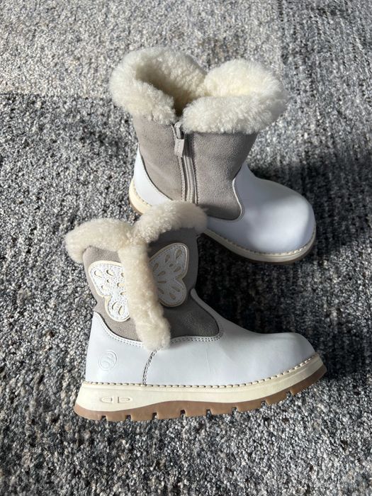 Детские зимние ботинки на меху, зимові дитячі черевики, дитяче взуття