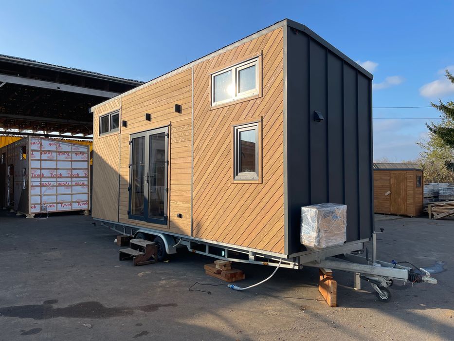Модульний будинок, мобільний будинок, будинок на колесах, tiny house.