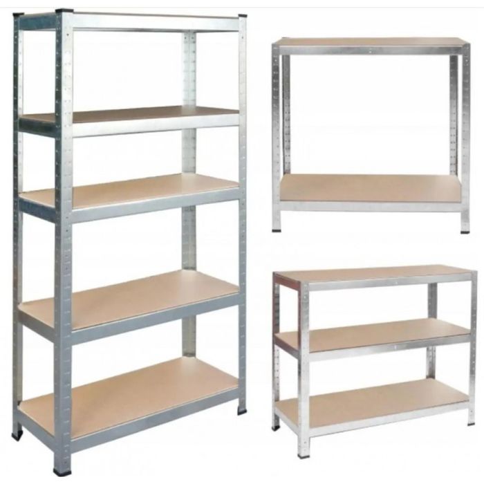 Стелажі металеві розбірні Кутові стелажі 150 / 180 / 220 см висотою