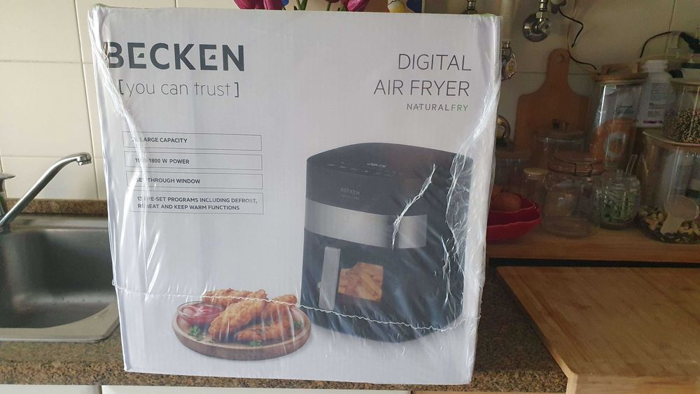 Fritadeira sem Óleo BECKEN BAF9306 7L (Preto) – TOTALMENTE NOVA / SELADA