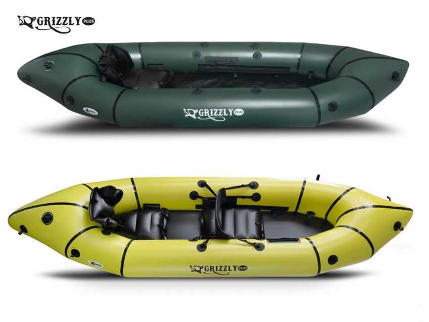 Packraft duży 1-os. / dwuosobowy Vking Grizzly Plus mocny TPU gw. 3lat