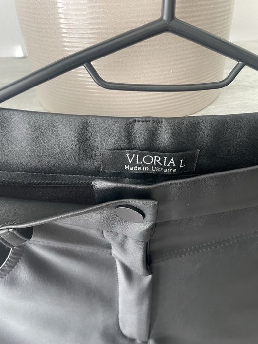 Штани VLORIA екошкіра з відстрочками