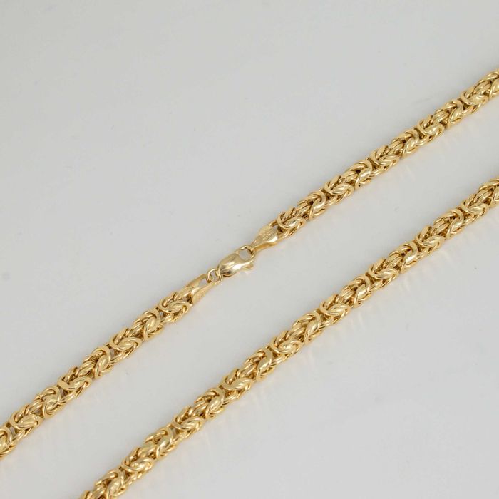 Złoty łańcuszek 585 27,59 gram 60cm 4,2mm Królewski dmuchany NOWY