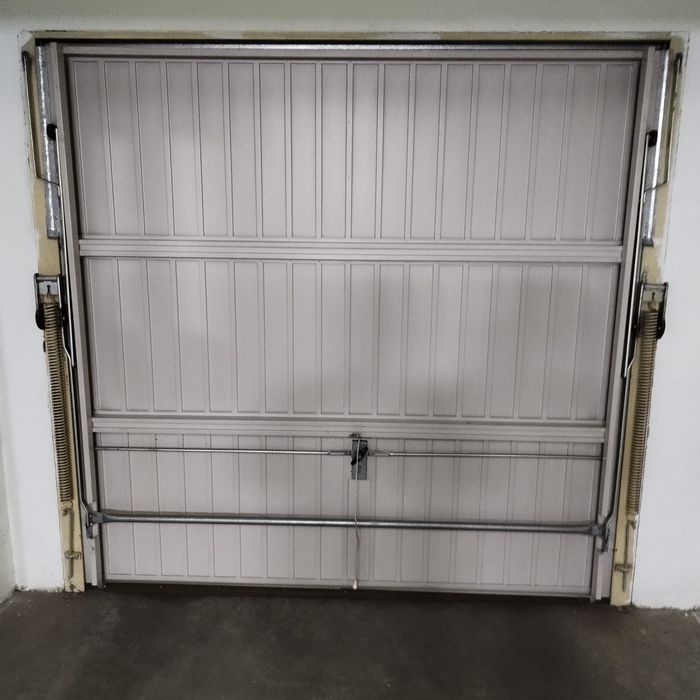 Portao garagem manual