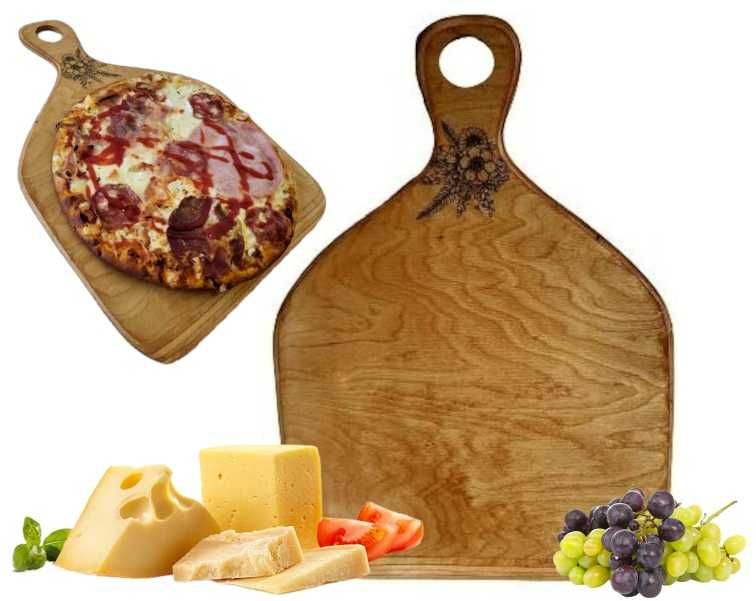 Łopatka drewniana do pizzy SZUFLA 2w1 30x45cm