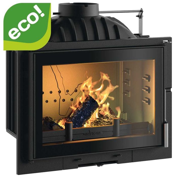 Kominek tanio i solidnie Ecoprojekt Żeliwo doprowadzenie powietrza