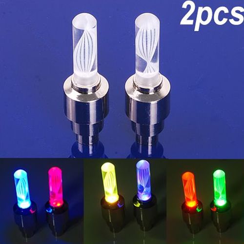 Válvulas Led para Bicicleta, Mota, Carro