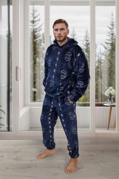 Чоловіча тепла піжама кенгуру унісекс чоловік жінка