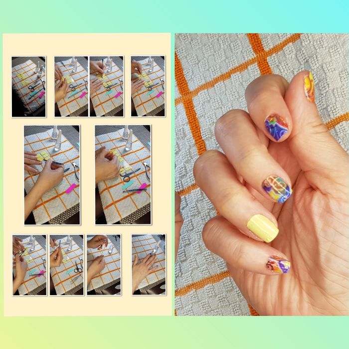 Verniz Unhas - Manicure - Auto-adesivo de Aplicação Rápida