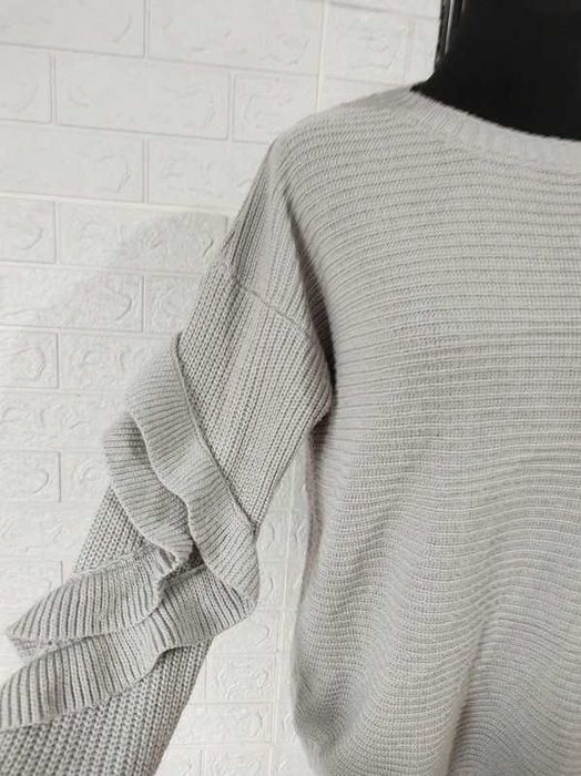 Sweter rozmiar xl plus size cena 15 zł szary